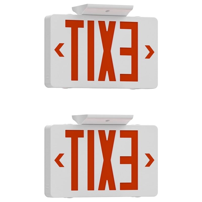 Emergency Exit Sign - 【A10R】Señal de Salida Roja con Luz