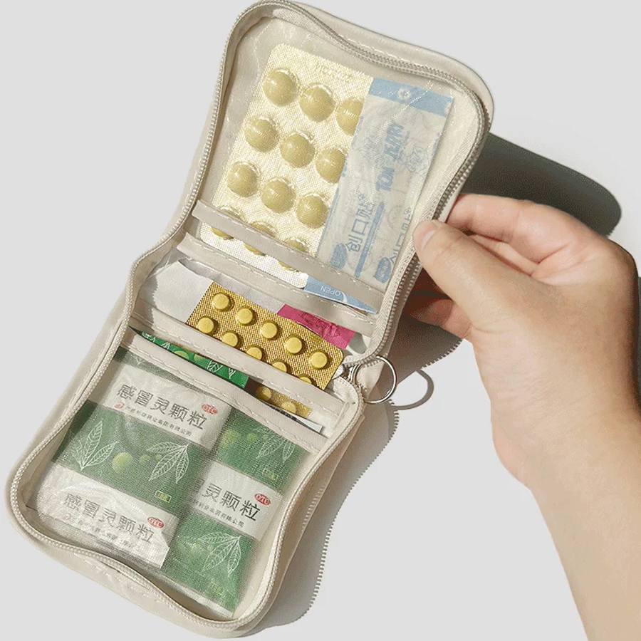 First Aid Bag Kit - Bolsa de medicina de bolsillo con