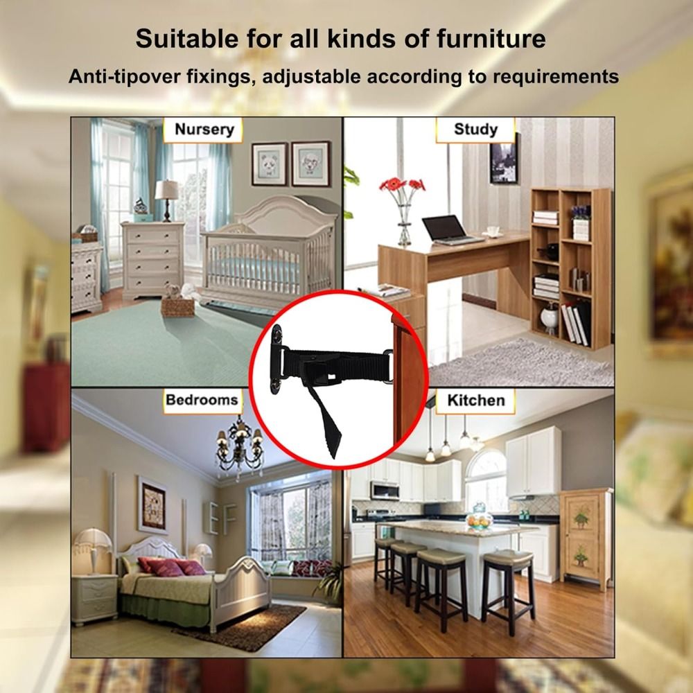 Earthquake Anchor Strap - Anclajes para Muebles a Prueba de