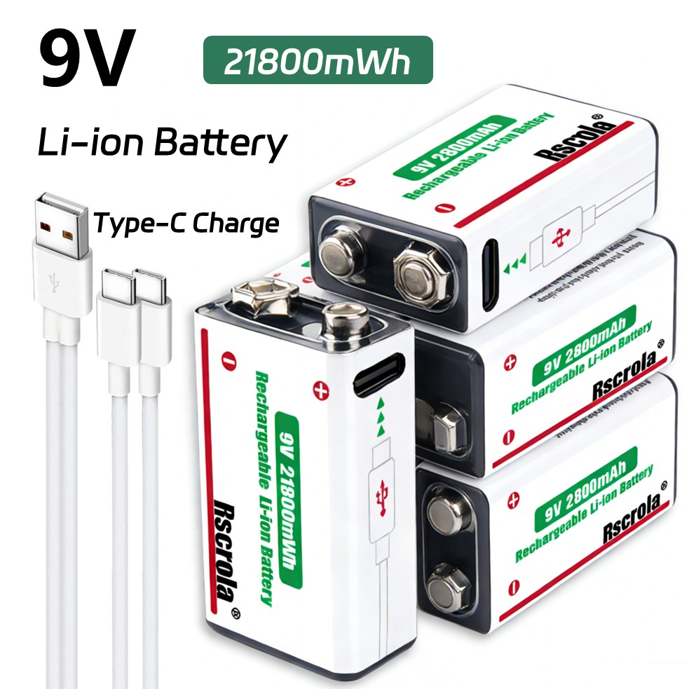 Batería recargable de 9 V, car - Smoke Detector Interconnected reseña y precio